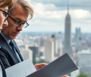 Fonctionnaires discutant des contrats d'achat public.